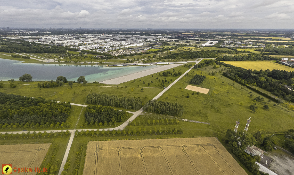 11.07.2024 - DEMOS-Baustelle und BayernHeim-Baustelle in Gronsdorf und Riemer See