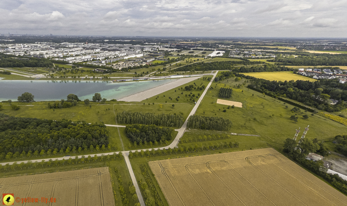 11.07.2024 - DEMOS-Baustelle und BayernHeim-Baustelle in Gronsdorf und Riemer See