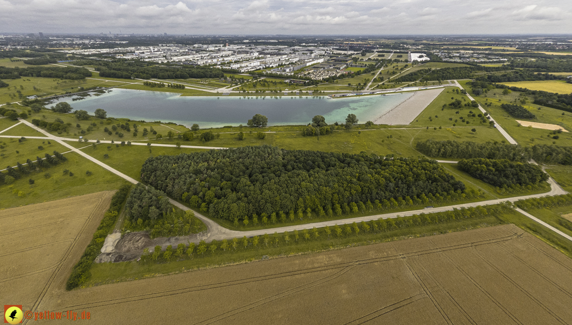 11.07.2024 - DEMOS-Baustelle und BayernHeim-Baustelle in Gronsdorf und Riemer See