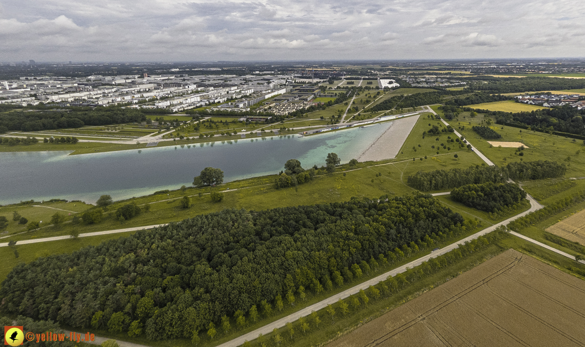 11.07.2024 - DEMOS-Baustelle und BayernHeim-Baustelle in Gronsdorf und Riemer See