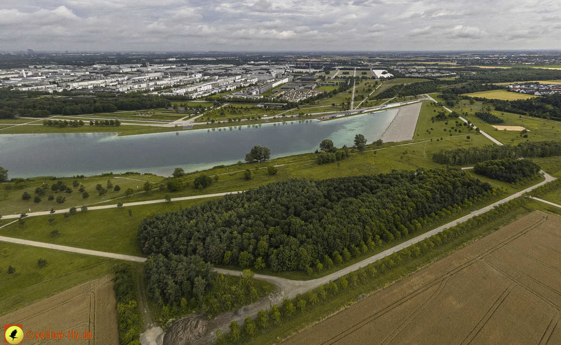 11.07.2024 - DEMOS-Baustelle und BayernHeim-Baustelle in Gronsdorf und Riemer See