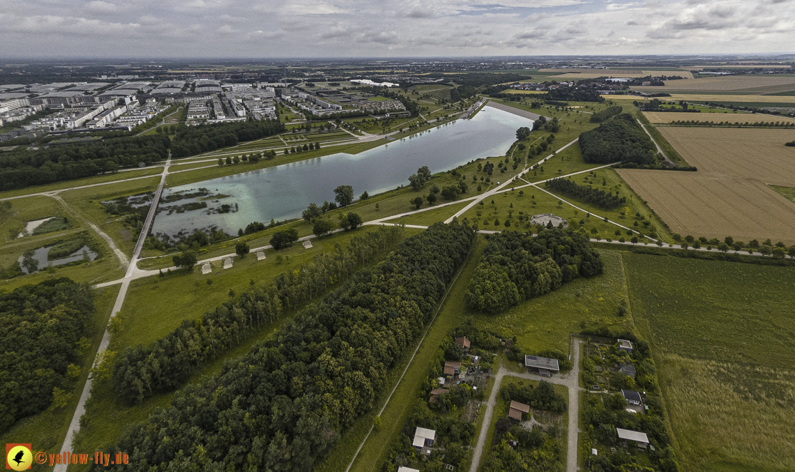 11.07.2024 - DEMOS-Baustelle und BayernHeim-Baustelle in Gronsdorf und Riemer See