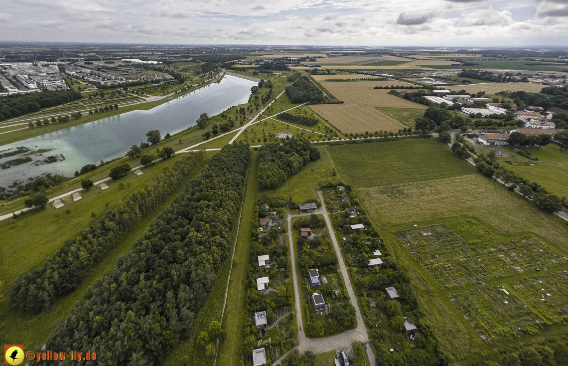 11.07.2024 - DEMOS-Baustelle und BayernHeim-Baustelle in Gronsdorf und Riemer See