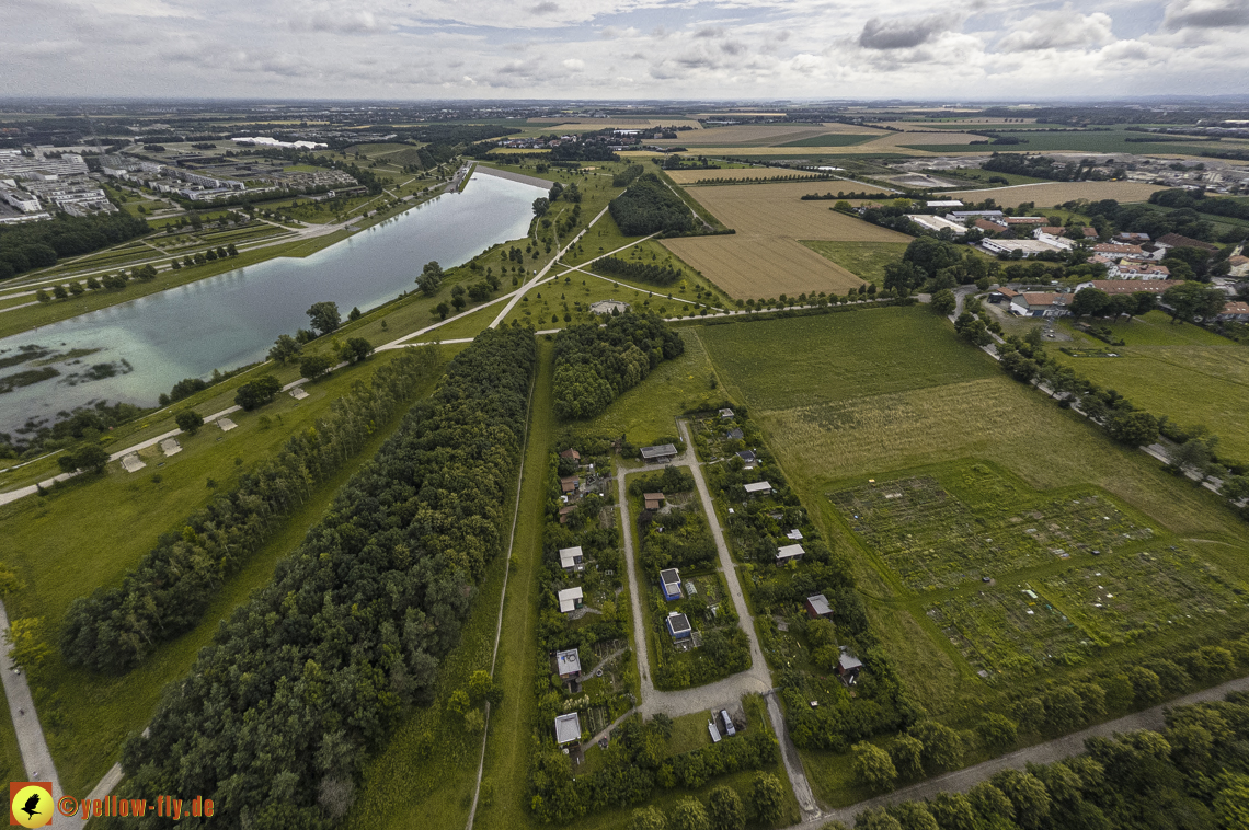 11.07.2024 - DEMOS-Baustelle und BayernHeim-Baustelle in Gronsdorf und Riemer See