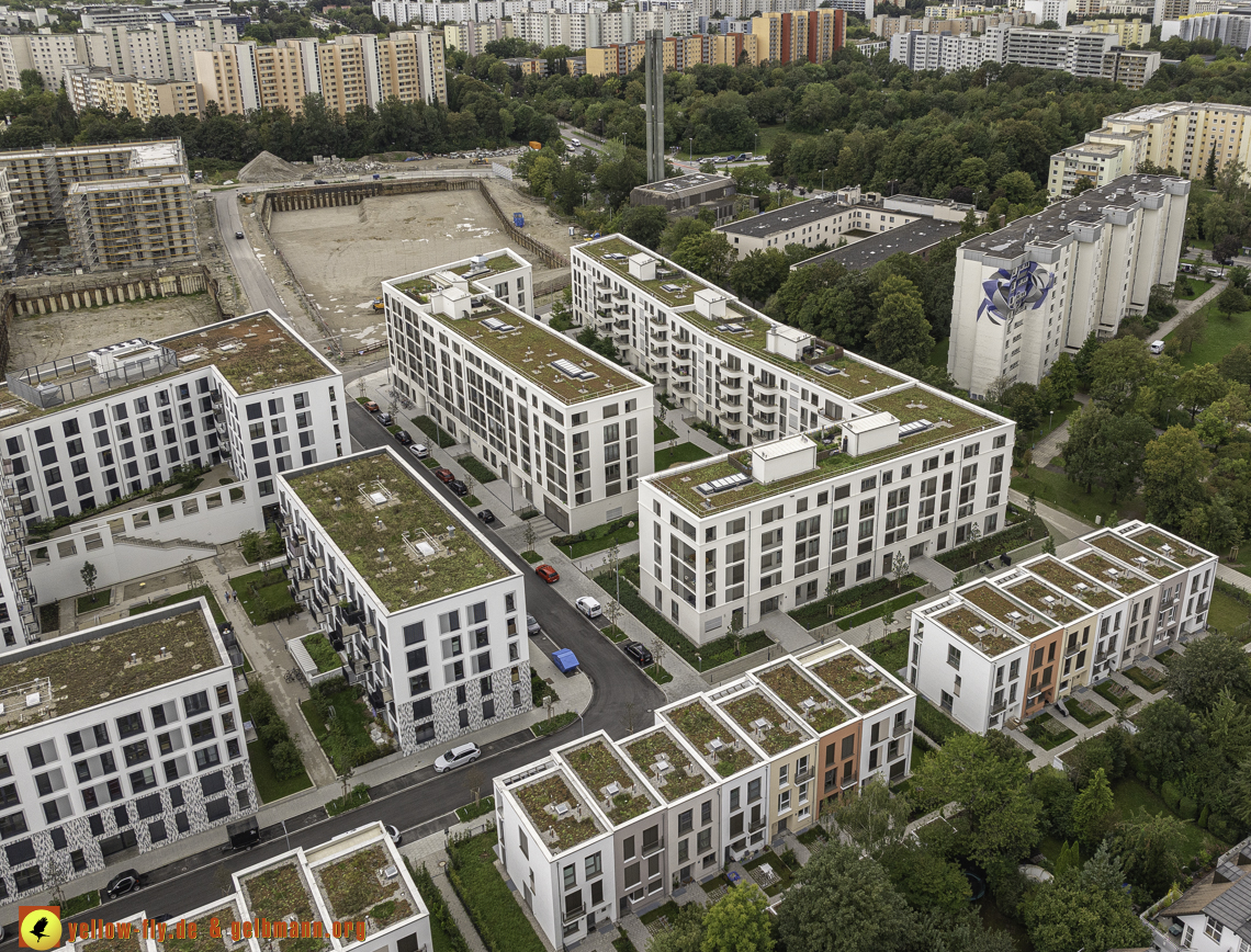 13.09.2024 - Baustelle Alexisquartier und Pandion Verde in Neuperlach
