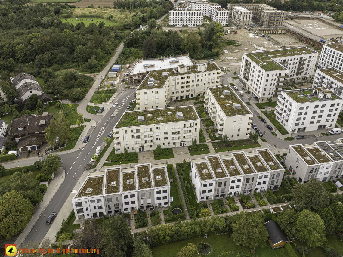13.09.2024 - Baustelle Alexisquartier und Pandion Verde in Neuperlach