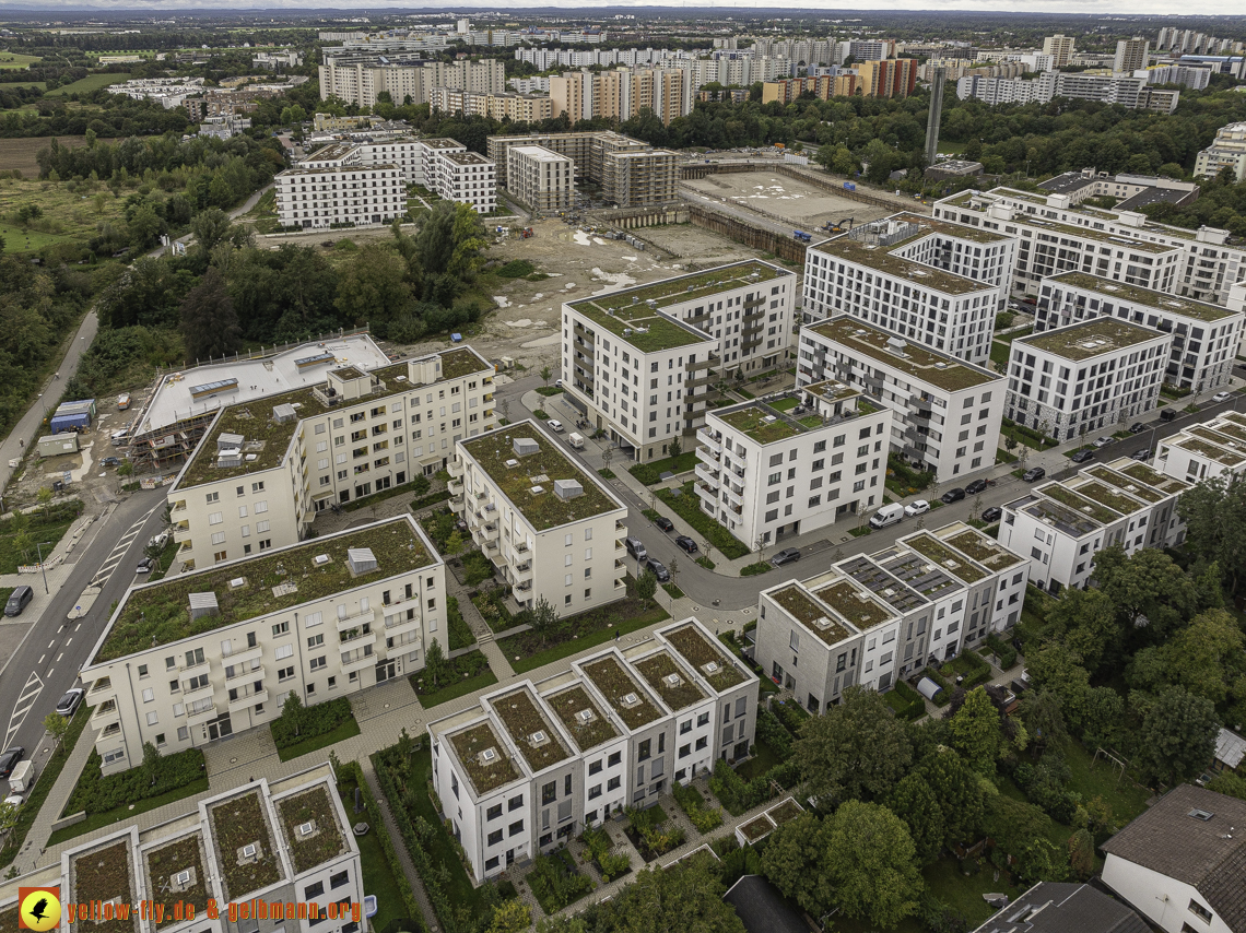 13.09.2024 - Baustelle Alexisquartier und Pandion Verde in Neuperlach