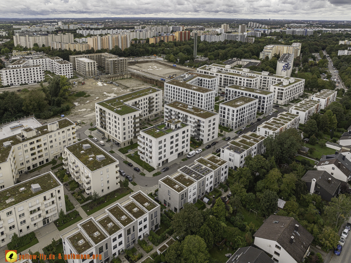 13.09.2024 - Baustelle Alexisquartier und Pandion Verde in Neuperlach