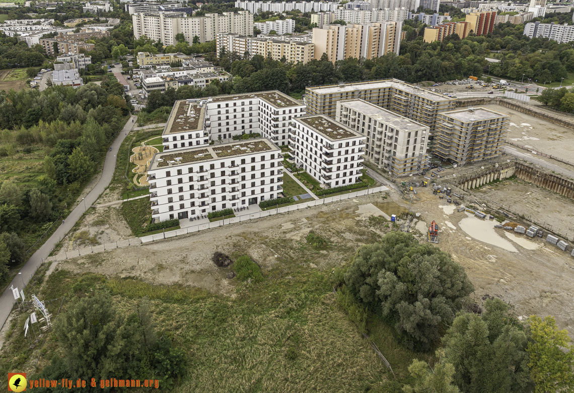 13.09.2024 - Baustelle Alexisquartier und Pandion Verde in Neuperlach