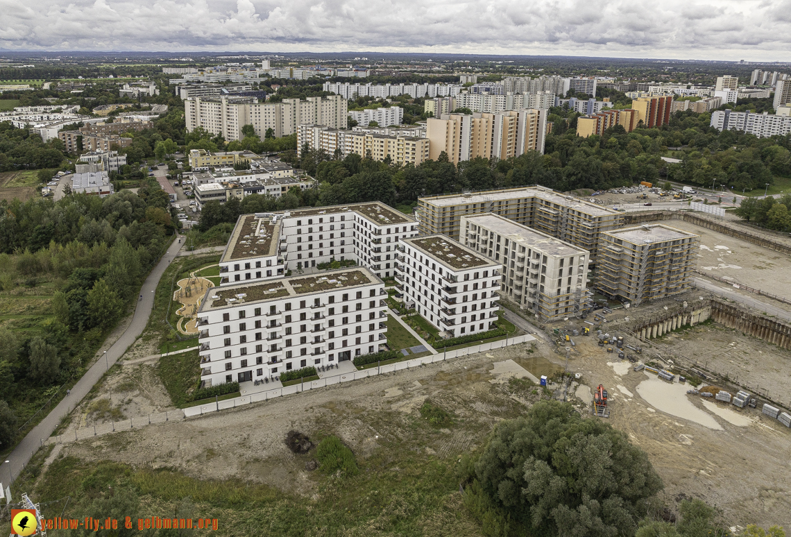 13.09.2024 - Baustelle Alexisquartier und Pandion Verde in Neuperlach