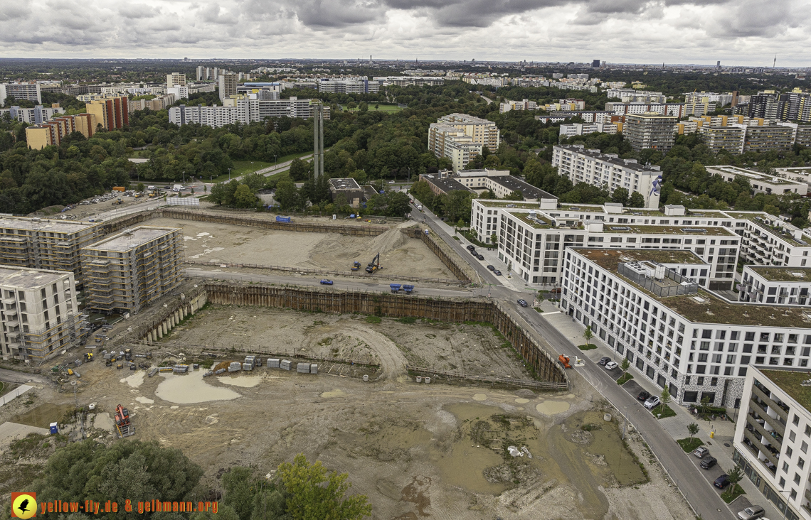 13.09.2024 - Baustelle Alexisquartier und Pandion Verde in Neuperlach