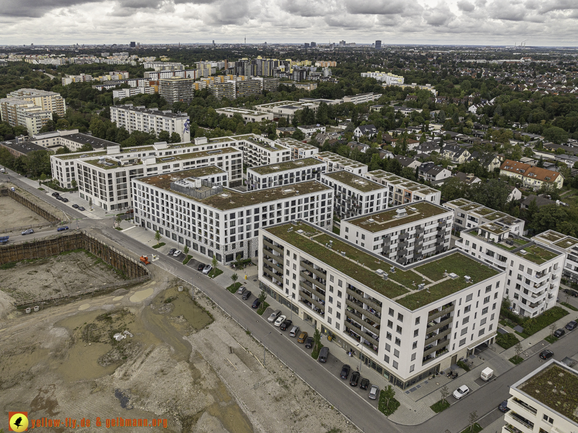 13.09.2024 - Baustelle Alexisquartier und Pandion Verde in Neuperlach