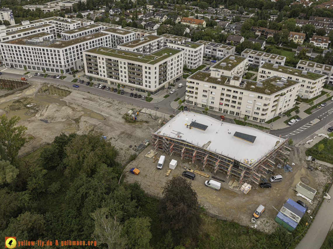 13.09.2024 - Baustelle Alexisquartier und Pandion Verde in Neuperlach