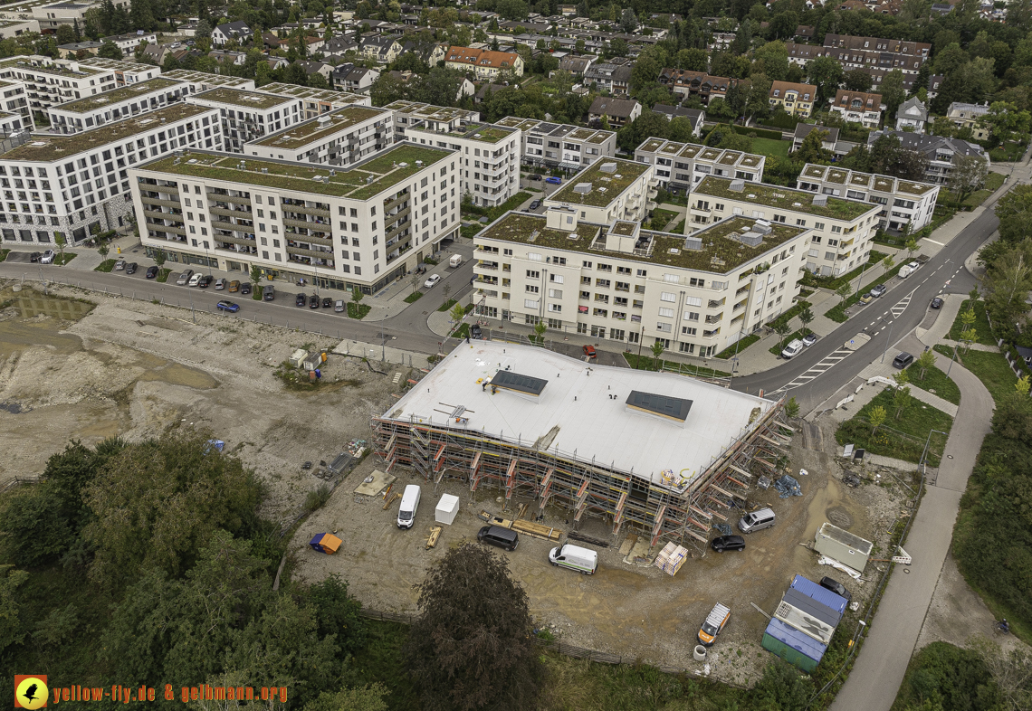 13.09.2024 - Baustelle Alexisquartier und Pandion Verde in Neuperlach