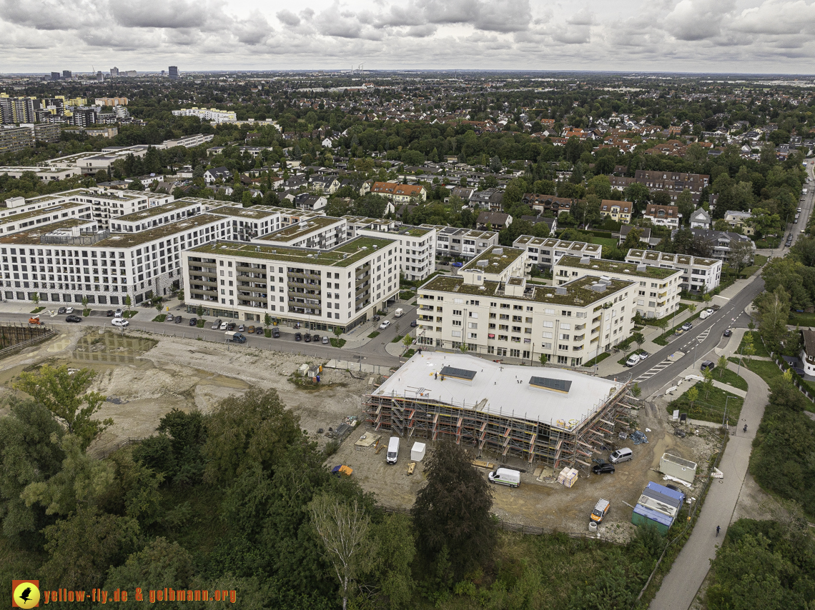 13.09.2024 - Baustelle Alexisquartier und Pandion Verde in Neuperlach