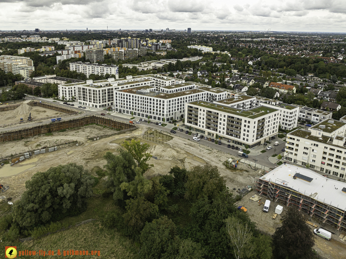 13.09.2024 - Baustelle Alexisquartier und Pandion Verde in Neuperlach