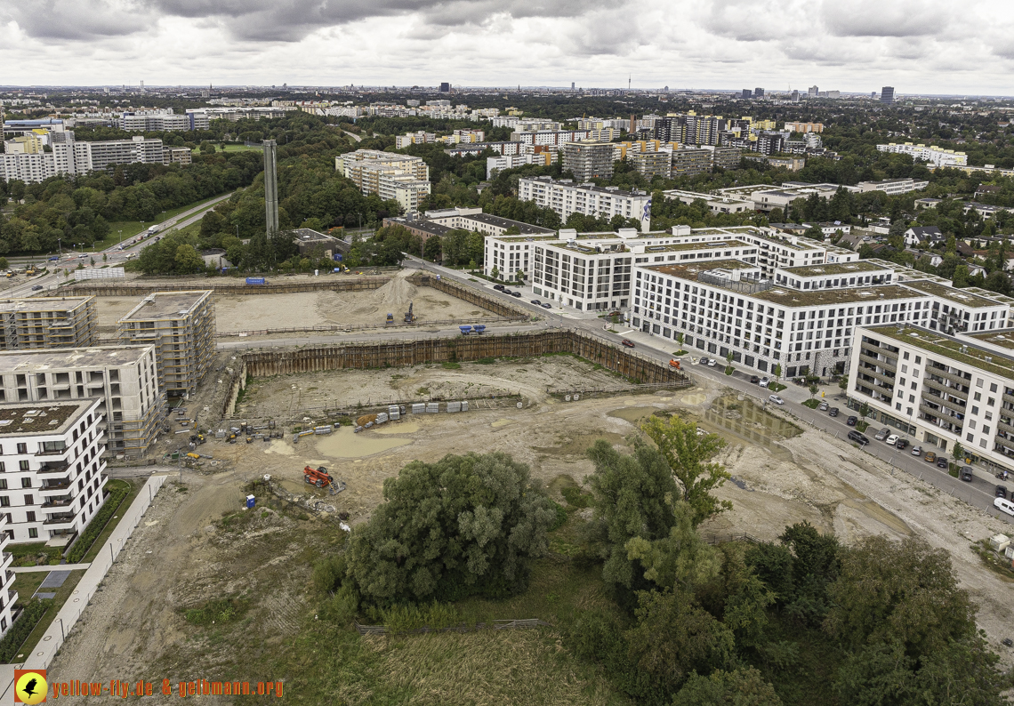 13.09.2024 - Baustelle Alexisquartier und Pandion Verde in Neuperlach