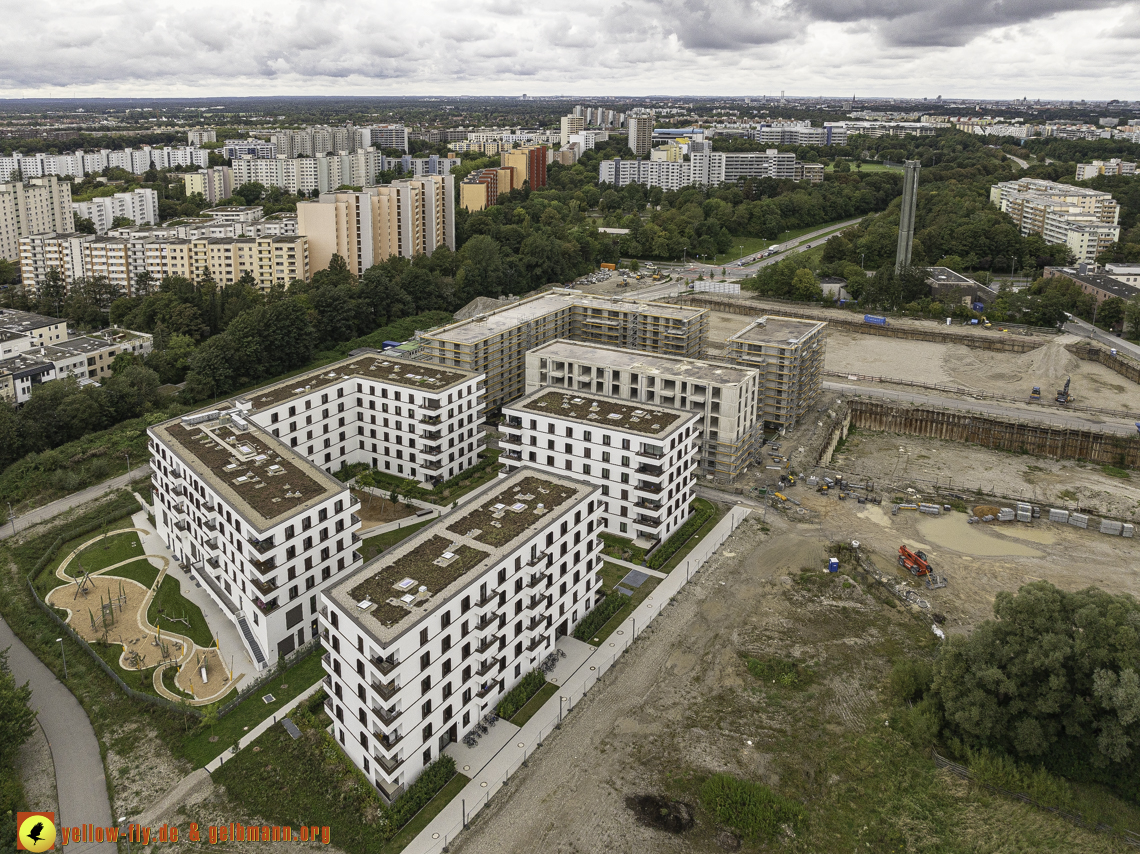 13.09.2024 - Baustelle Alexisquartier und Pandion Verde in Neuperlach