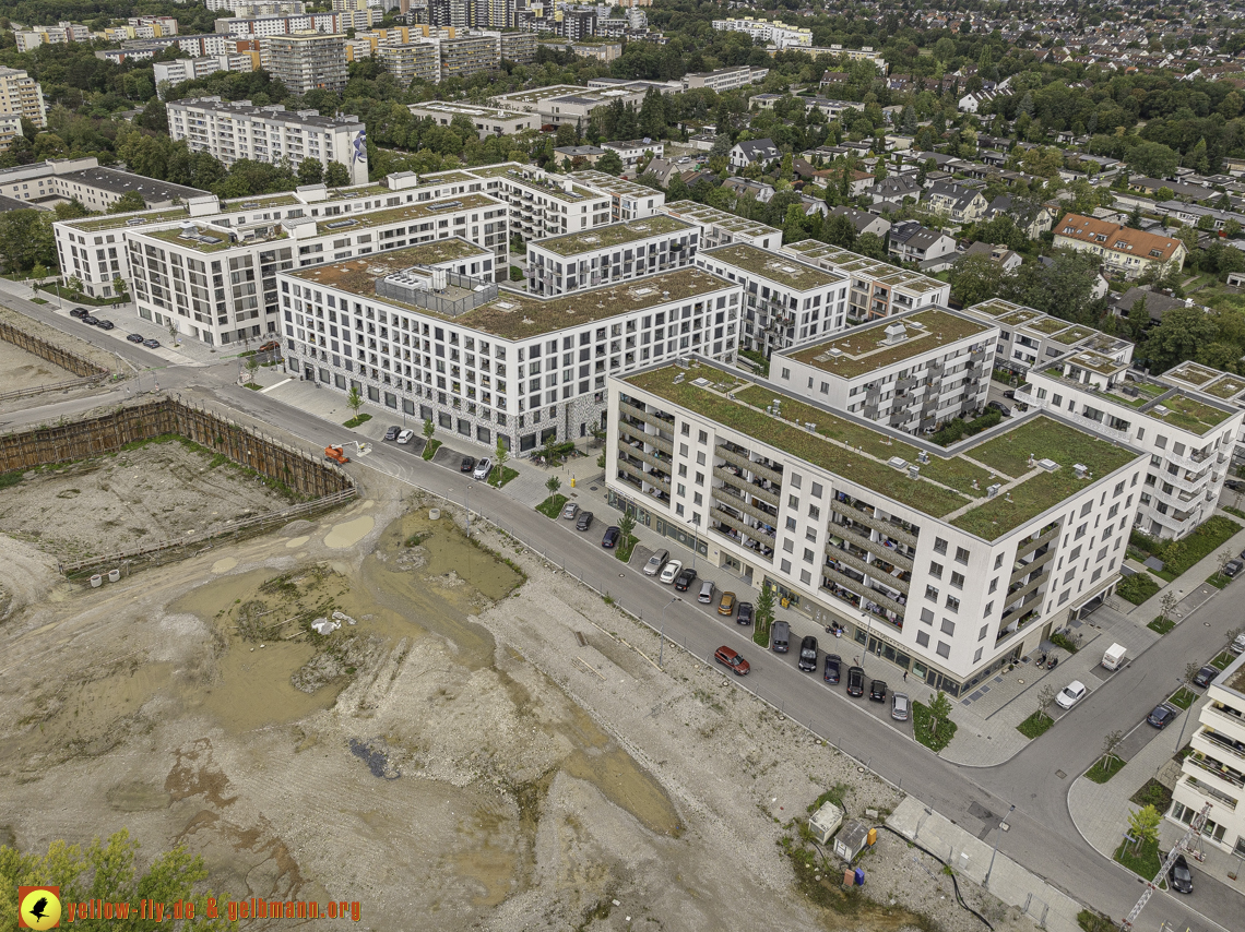 13.09.2024 - Baustelle Alexisquartier und Pandion Verde in Neuperlach