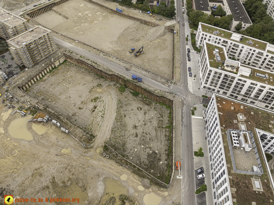 13.09.2024 - Baustelle Alexisquartier und Pandion Verde in Neuperlach