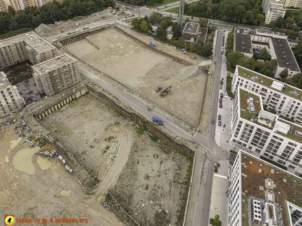 13.09.2024 - Baustelle Alexisquartier und Pandion Verde in Neuperlach