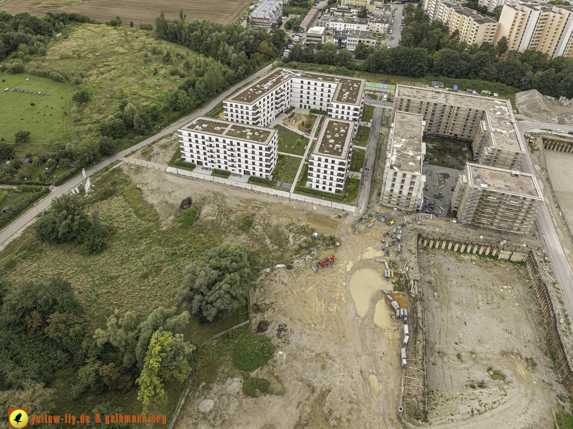 13.09.2024 - Baustelle Alexisquartier und Pandion Verde in Neuperlach