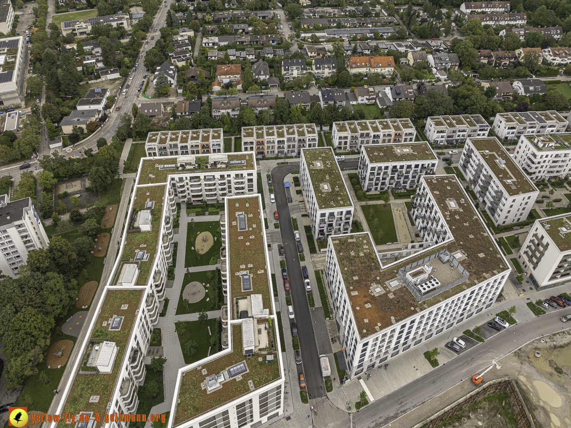 13.09.2024 - Baustelle Alexisquartier und Pandion Verde in Neuperlach