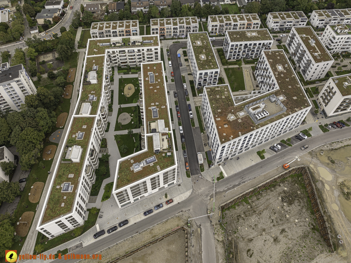 13.09.2024 - Baustelle Alexisquartier und Pandion Verde in Neuperlach