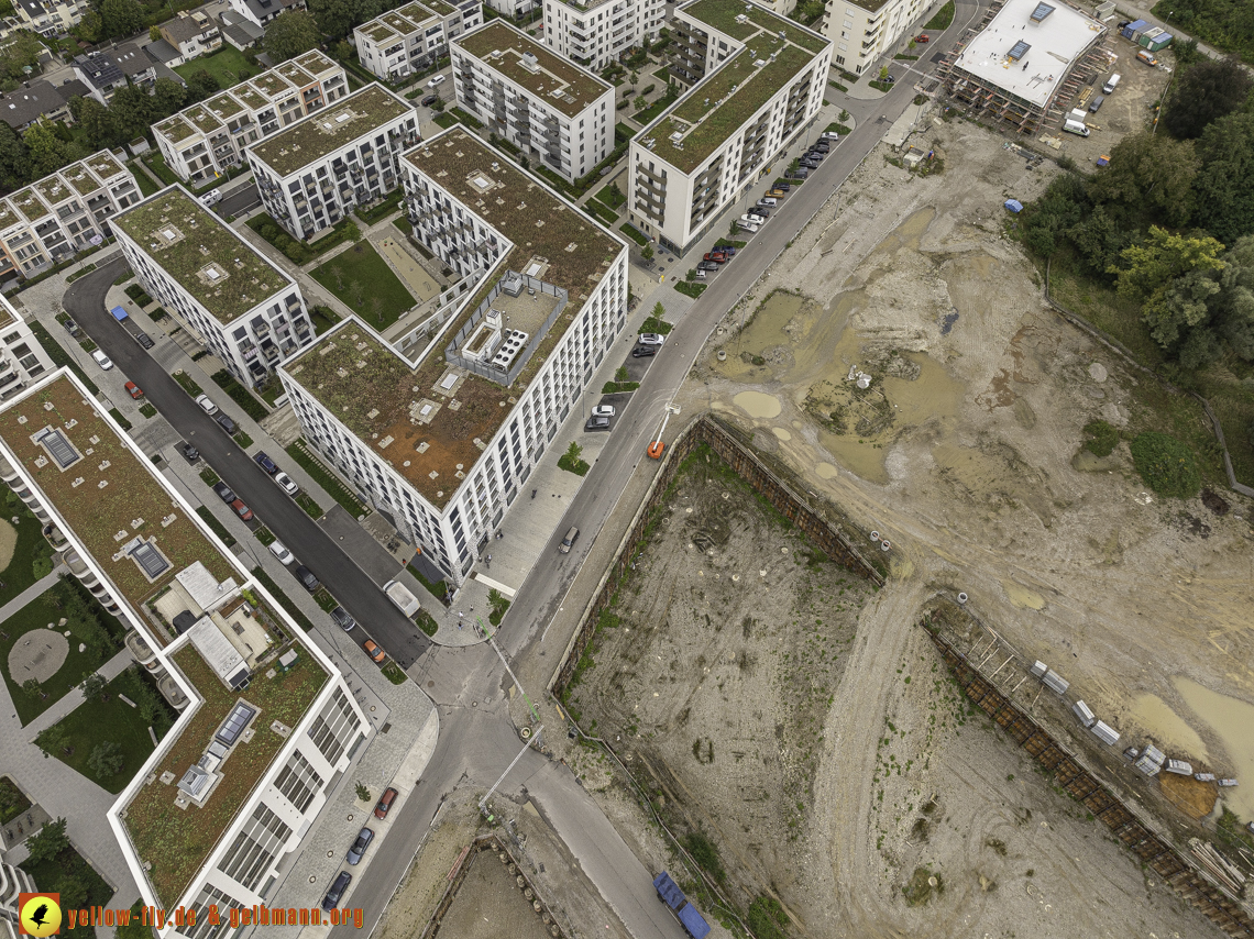 13.09.2024 - Baustelle Alexisquartier und Pandion Verde in Neuperlach