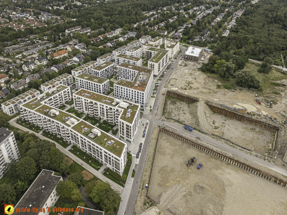 13.09.2024 - Baustelle Alexisquartier und Pandion Verde in Neuperlach
