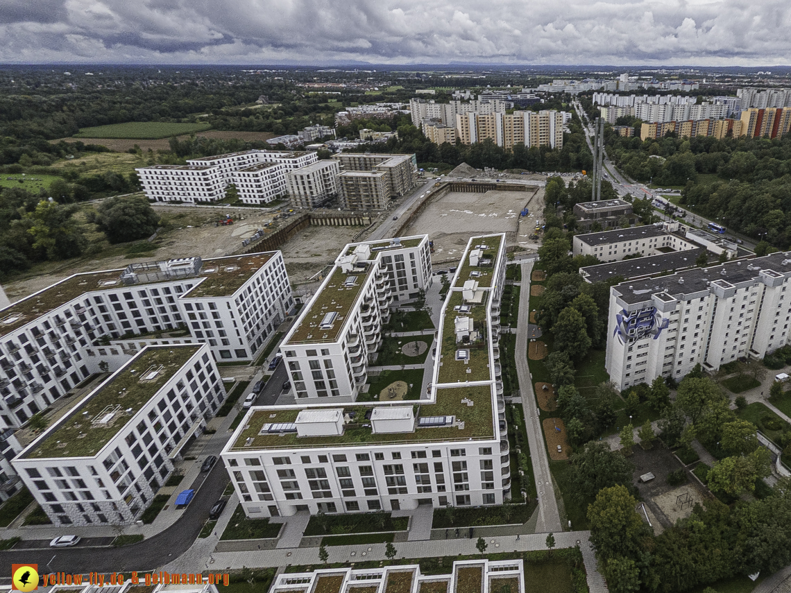 13.09.2024 - Baustelle Alexisquartier und Pandion Verde in Neuperlach