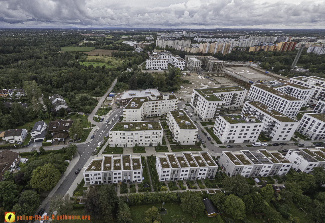 13.09.2024 - Baustelle Alexisquartier und Pandion Verde in Neuperlach