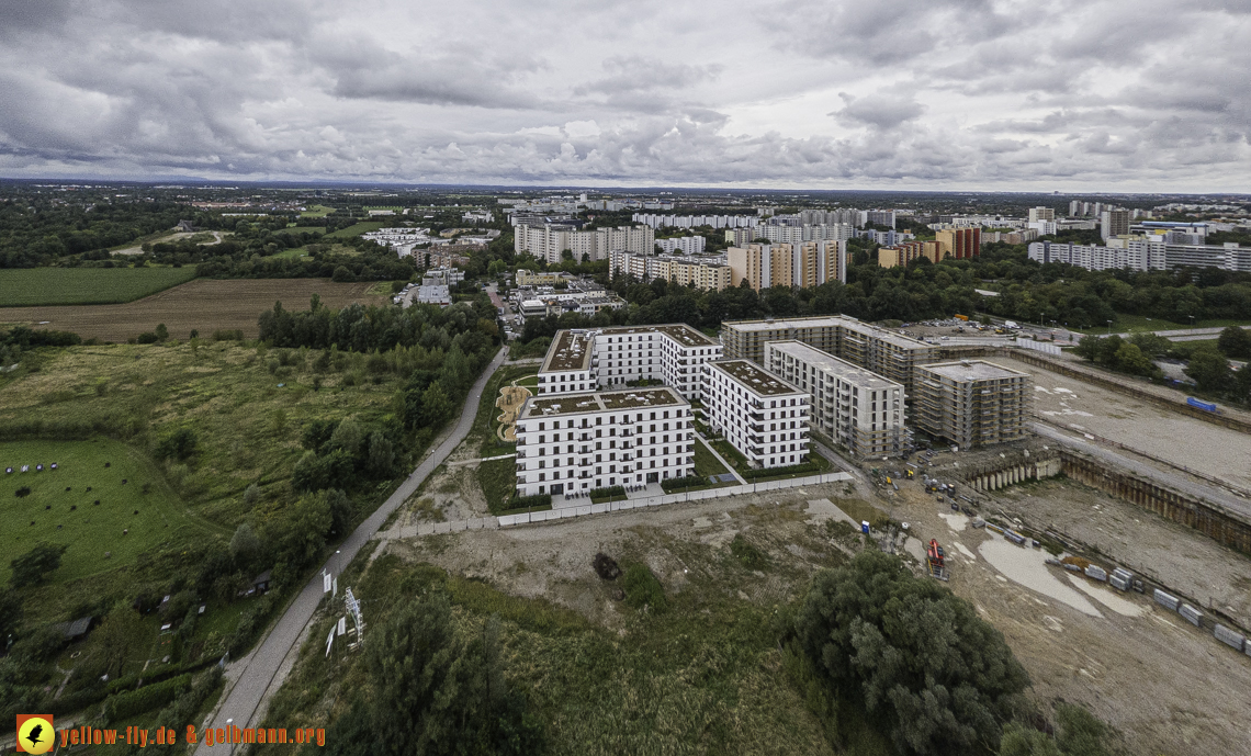 13.09.2024 - Baustelle Alexisquartier und Pandion Verde in Neuperlach