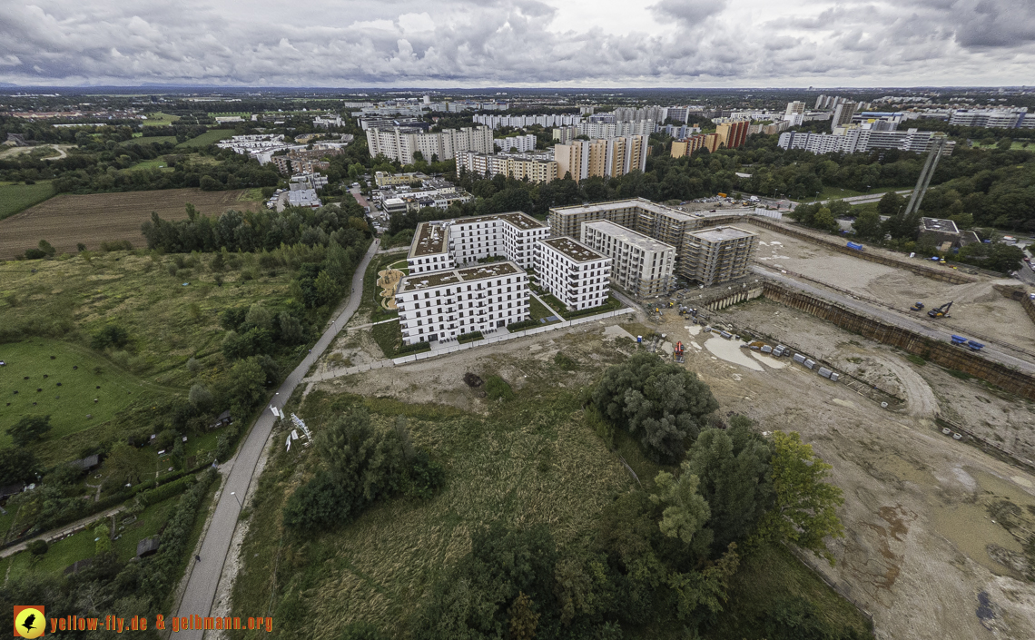 13.09.2024 - Baustelle Alexisquartier und Pandion Verde in Neuperlach