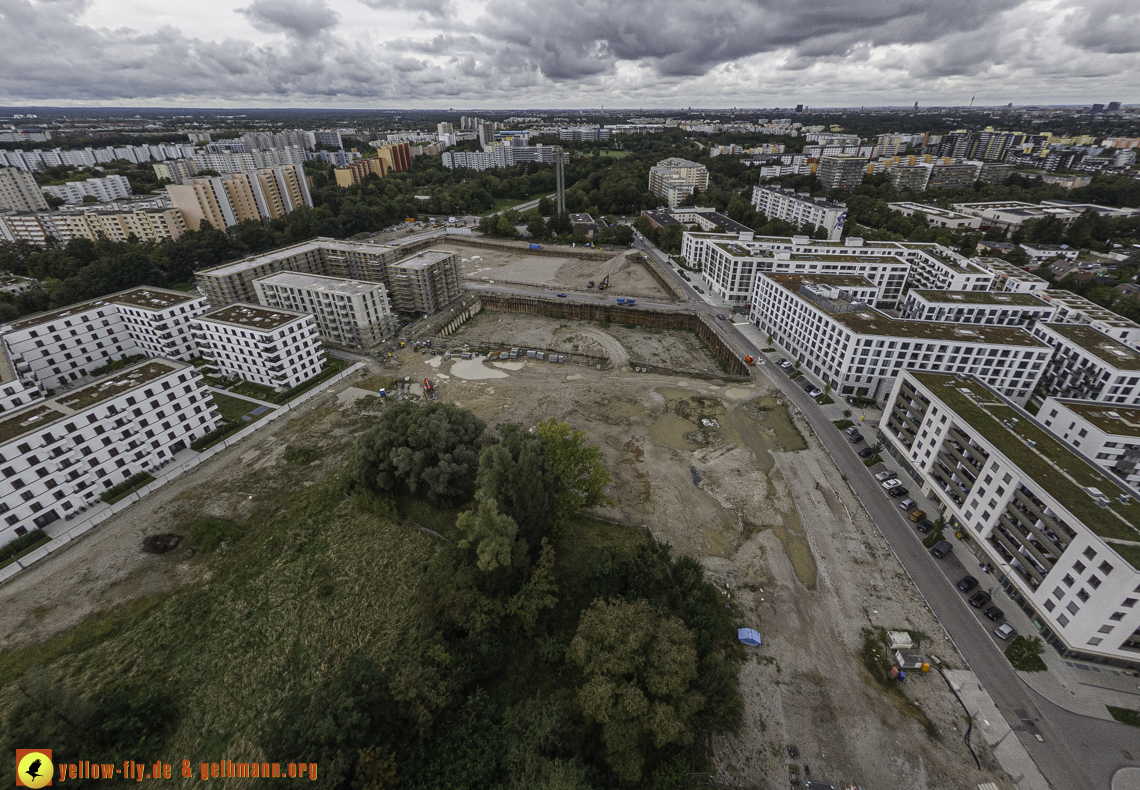 13.09.2024 - Baustelle Alexisquartier und Pandion Verde in Neuperlach