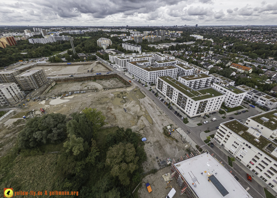 13.09.2024 - Baustelle Alexisquartier und Pandion Verde in Neuperlach