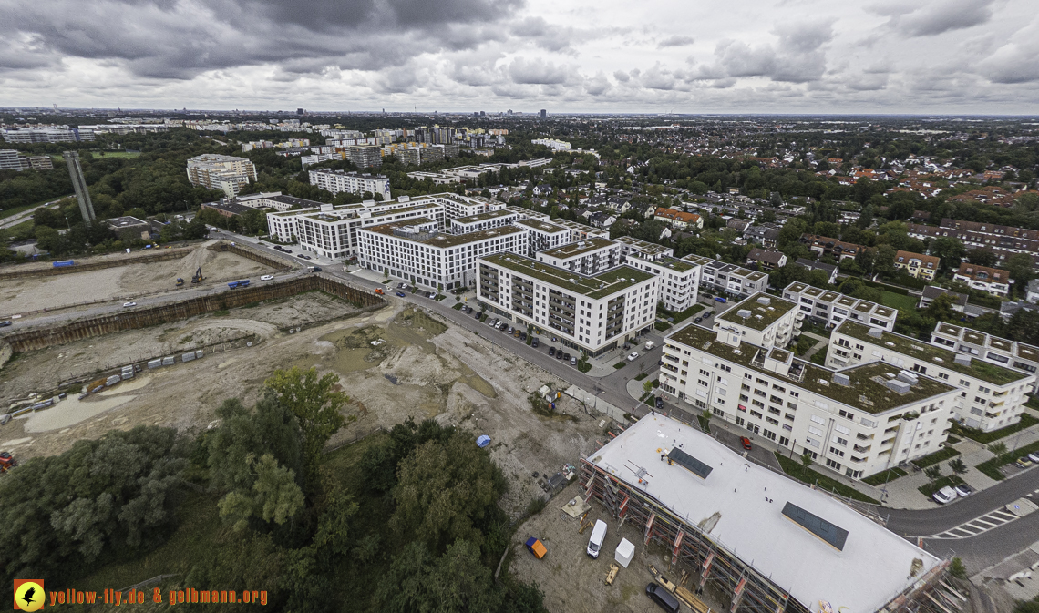 13.09.2024 - Baustelle Alexisquartier und Pandion Verde in Neuperlach