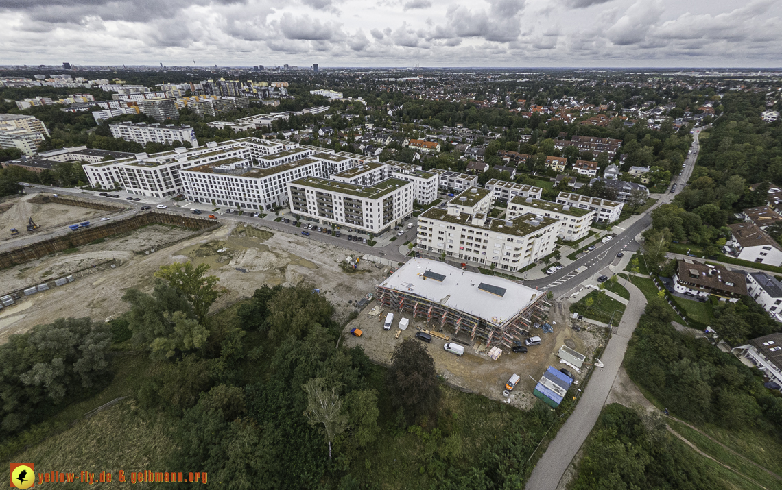 13.09.2024 - Baustelle Alexisquartier und Pandion Verde in Neuperlach
