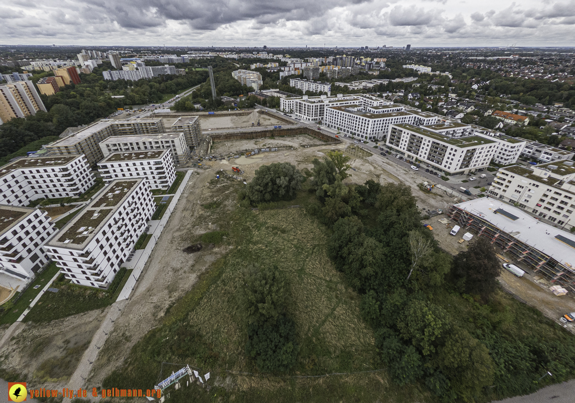 13.09.2024 - Baustelle Alexisquartier und Pandion Verde in Neuperlach