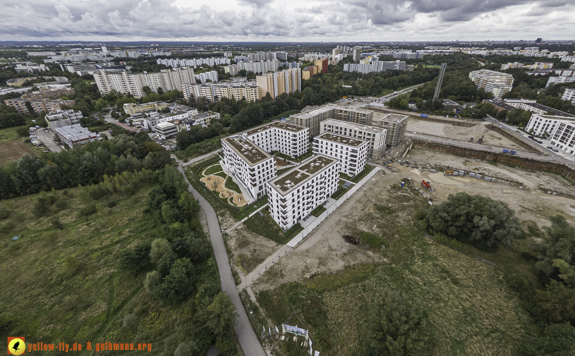 13.09.2024 - Baustelle Alexisquartier und Pandion Verde in Neuperlach