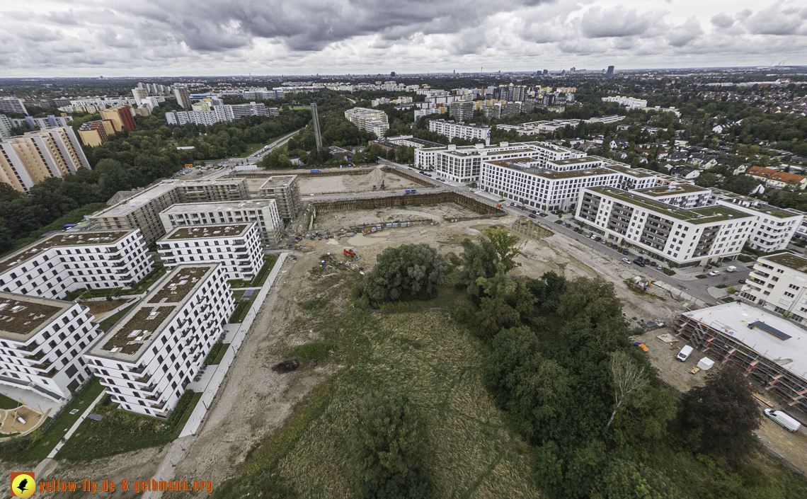 13.09.2024 - Baustelle Alexisquartier und Pandion Verde in Neuperlach