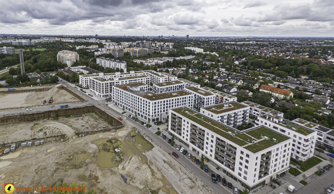 13.09.2024 - Baustelle Alexisquartier und Pandion Verde in Neuperlach