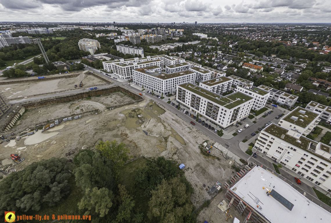 13.09.2024 - Baustelle Alexisquartier und Pandion Verde in Neuperlach