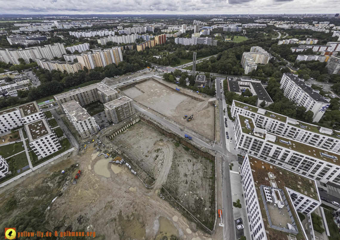 13.09.2024 - Baustelle Alexisquartier und Pandion Verde in Neuperlach