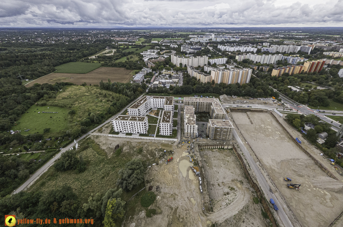 13.09.2024 - Baustelle Alexisquartier und Pandion Verde in Neuperlach