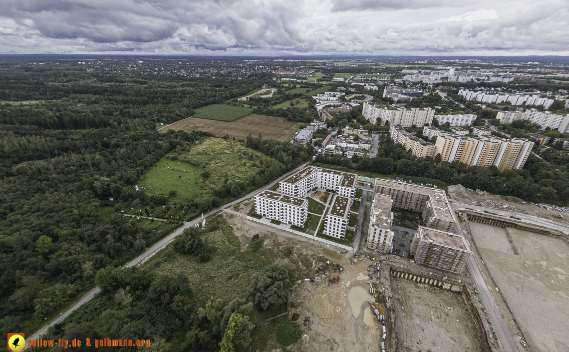 13.09.2024 - Baustelle Alexisquartier und Pandion Verde in Neuperlach