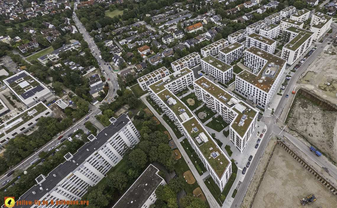 13.09.2024 - Baustelle Alexisquartier und Pandion Verde in Neuperlach
