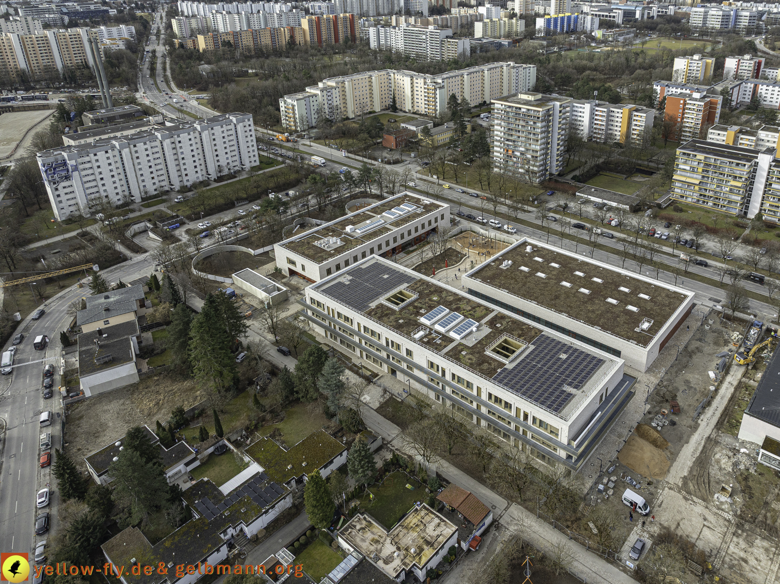 27.02.2025 - Abriss der Grundschule am Karl-Marx-Ring in Neuperlach