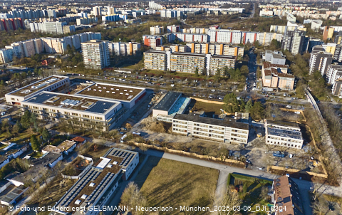06.03.2025 - Baustelle zur Grundschule am Karl-Marx-Ring in Neuperlach