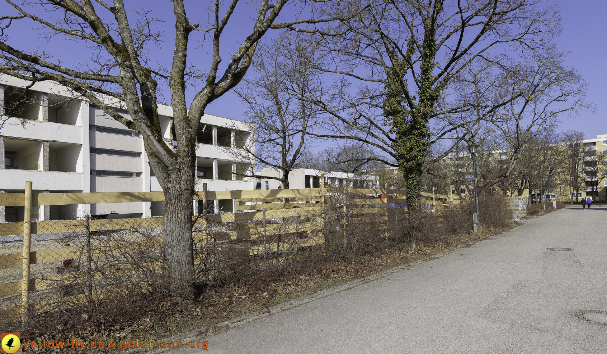 07.03.2025 - Abriss der Grundschule am Karl-Marx-Ring in Neuperlach